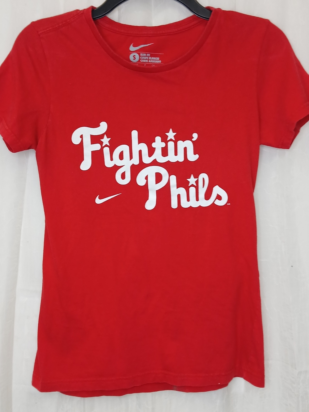 Nike Red 'Fightin' Phils' Short Sleeve Tee